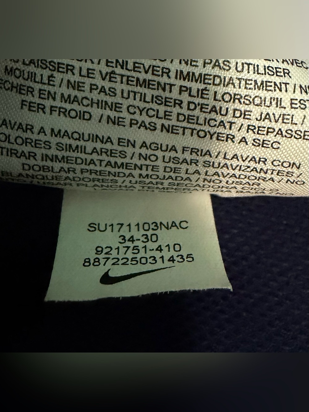 Nike Men's Navy Golf Pants - Picture 7 of 8